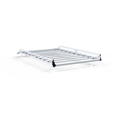 Welded-aluminium roof rack (with roller, spoiler)