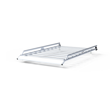 Welded-aluminium roof rack (with roller, spoiler)