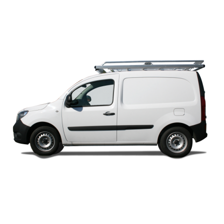 Welded-aluminium roof rack (with roller, spoiler)