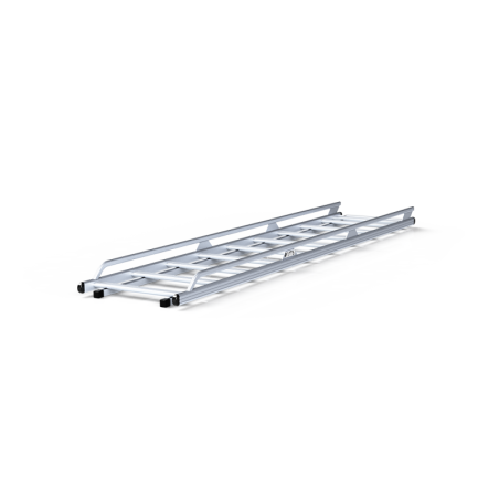 Demi-galerie en aluminium (avec rouleau) pour Porte échelles Classic