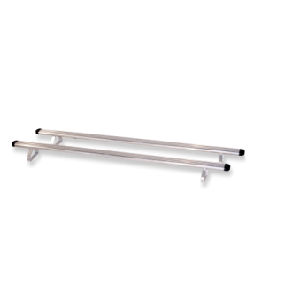 2 barres de toit en aluminium