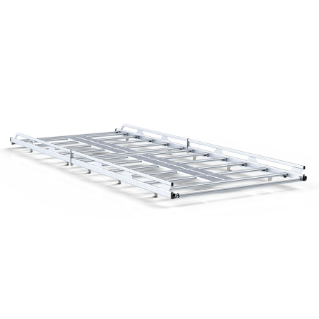 Gelaste aluminium imperiaal (met laadrol, spoiler, platform) en ladder op rechtse deur