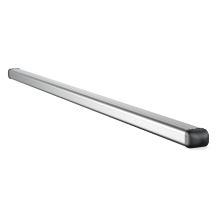 Portatubos 3 metros de aluminio anodizado con cerradura (se fija a baca de ALU)