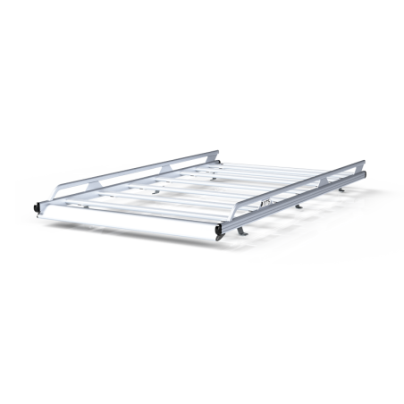 Welded-aluminium roof rack (with roller, spoiler)