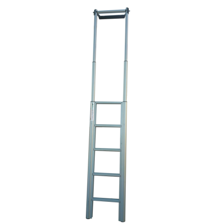 5-step telescopic ladder without storage