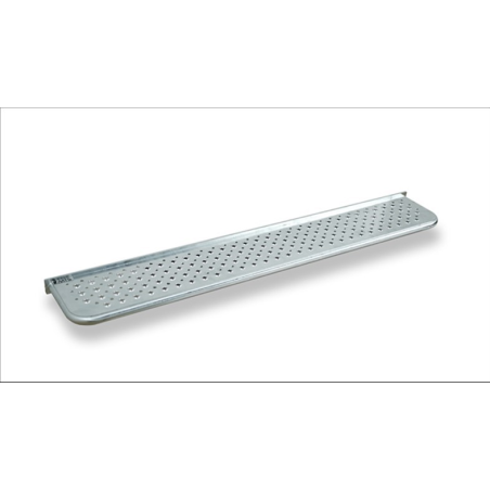 Galvanised-steel step for vehicle without towbar