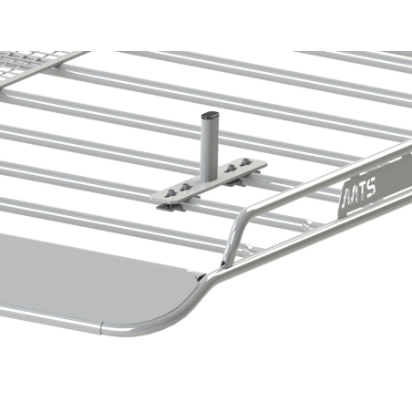 Ladder stop for galvanised-steel roof racks