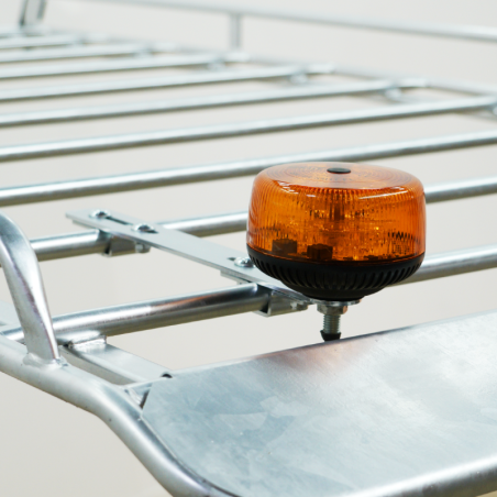 1- or 3-point revolving light holder, adaptable to steel roof rack Ø20 mm