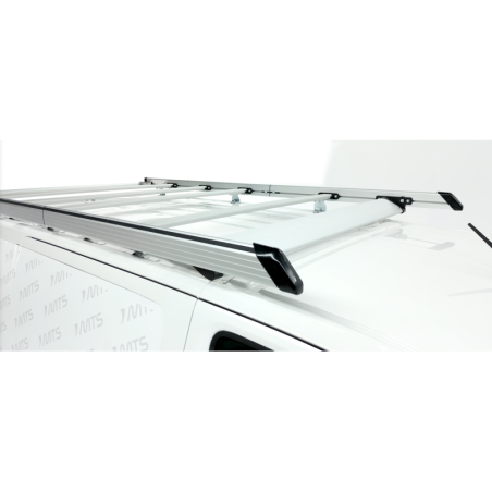 Dachträger aus eloxiertem Aluminium für Selbstmontage (mit Laderolle, Spoiler)