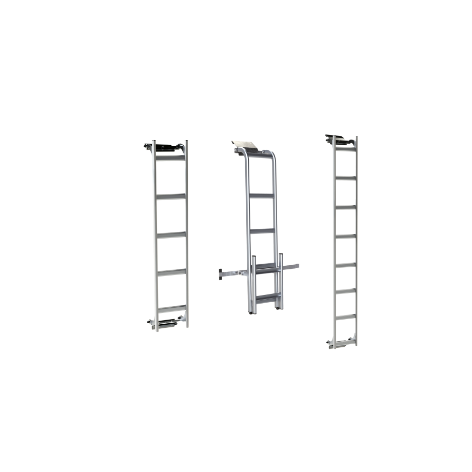 Rear door ladders